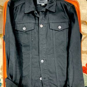 21 men small gray jean jacket